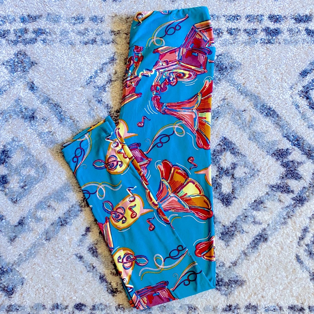 NEW LuLaRoe Music Leggings Rare OS Vintage